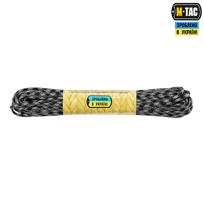 M-Tac паракорд 550 type III Black/Grey 15м– Мілітарист - зображення 2