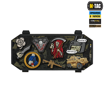 M-Tac велкро-панель на автомобільний сонцезахисний візор Elite Multicam Black– Мілітарист - зображення 1