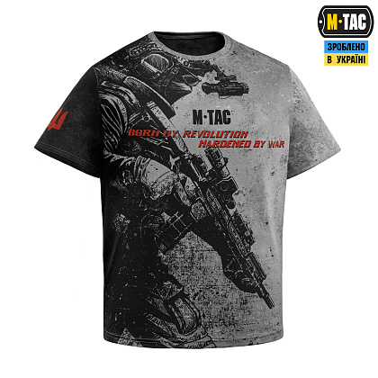 M-Tac футболка Warrior 1919 Oversize Light Grey– Милитарист - фото 4