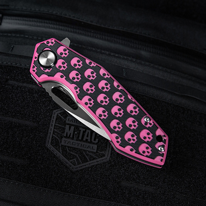 M-Tac ніж складний Type 12 Skull Black/Pink/Steel– Мілітарист - зображення 19