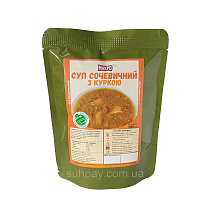Макро Суп чечевичный с курицей (реторт-пакет) 500г– Милитарист