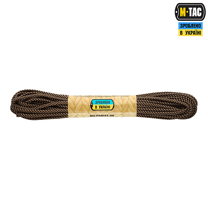 M-Tac паракорд 550 type III 15m Black/Tan Stairs– Мілітарист - зображення 2