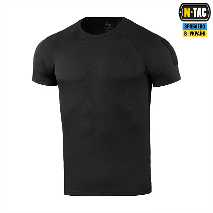 M-Tac футболка реглан потовідвідна тактична Summer Black– Мілітарист - зображення 1
