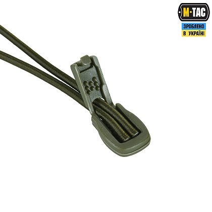 M-Tac шнурки Elastic Shoelaces OD Green 120 см– Мілітарист - зображення 3