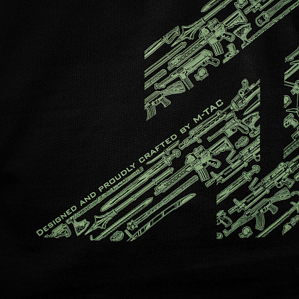 M-Tac футболка WAR Cotton Hard Black/Mint– Мілітарист - зображення 11
