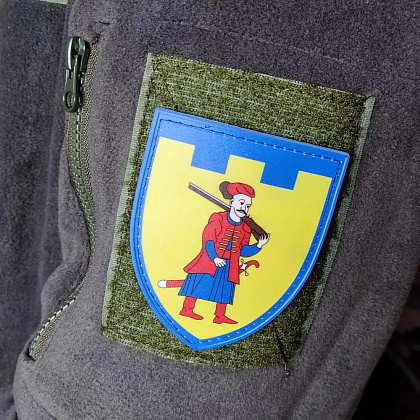 Шеврон ПВХ ТрО 110 бригади ЗСУ Запоріжжя– Милитарист - фото 3