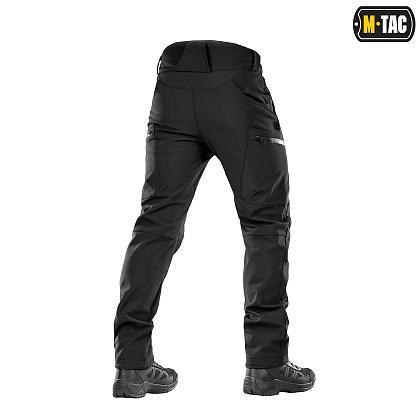 M-Tac брюки Soft Shell Winter Black– Милитарист - фото 5