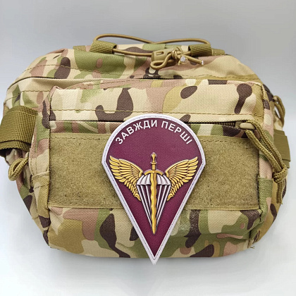 Шеврон ПВХ ЗСУ ДШВ Завжди перші– Милитарист - фото 2