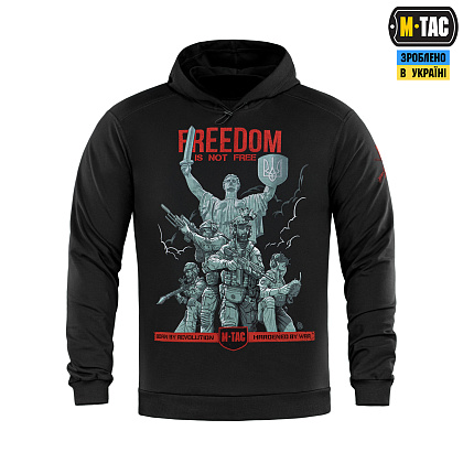 M-Tac кофта Hoodie Freedom Black– Милитарист - фото 2