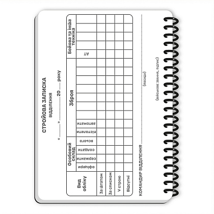Ecopybook Tactical Блокнот командира отделения (розш.)– Милитарист - фото 6