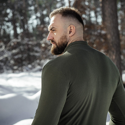 M-Tac термосорочка фліс Delta Level 2 Hex Army Olive– Мілітарист - зображення 11