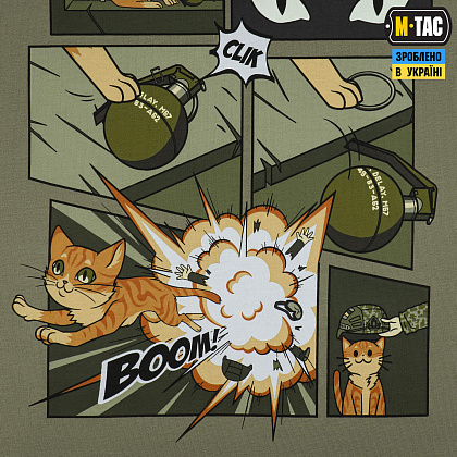 M-Tac футболка Orange Cat Cotton Hard Light Olive– Мілітарист - зображення 12