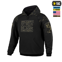 M-Tac кофта Hoodie Combat Black Multicam– Мілітарист