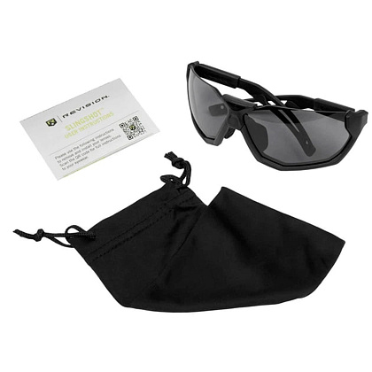 Revision окуляри SlingShot Black Frame Smoke Lens– Мілітарист - зображення 3