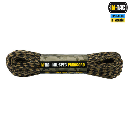 M-Tac паракорд 550 mil-spec Black/Coyote 30м - фото 1 M-Tac паракорд 550 mil-spec Black/Coyote 30м– Милитарист - фото 1