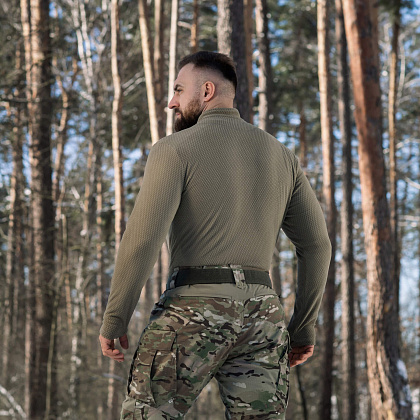 M-Tac термосорочка фліс Delta Level 2 Hex Tan– Мілітарист - зображення 22