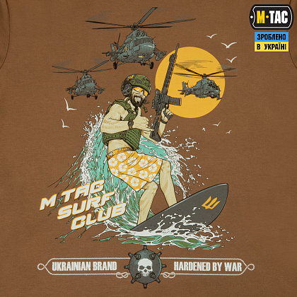 M-Tac футболка Surf Club Coyote Brown– Мілітарист - зображення 9