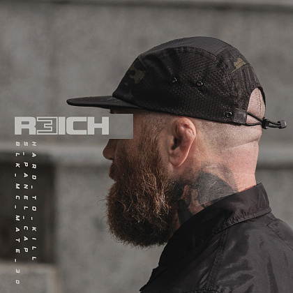 R3ICH бейсболка 5-панельна mate 3D Multicam Black– Мілітарист - зображення 3