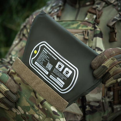 M-Tac фартух протиуламковий з балістичним пакетом 1 клас (BRONYX) Laser Cut Multicam– Мілітарист - зображення 20