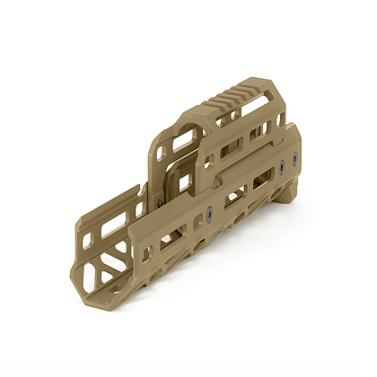 Крук M-Lock цівка для АКС-74У коротка верхні накладка Coyote (1U044A)– Мілітарист - зображення 5