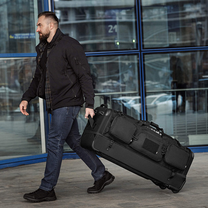 M-Tac сумка транспортна 185л Black– Мілітарист - зображення 17