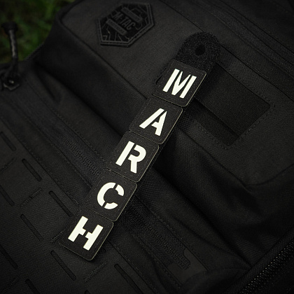 M-Tac нашивка MARCH Black/GID– Мілітарист - зображення 8