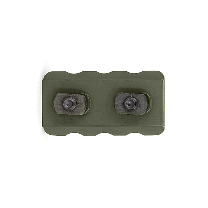 Крук Рейка Пікатінні на 3 слоти із кріпленням стандарту  M-Lok OD Green (9012)– Милитарист - фото 2