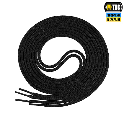 M-Tac шнурки black нейлон Mil-Spec– Мілітарист - зображення 3