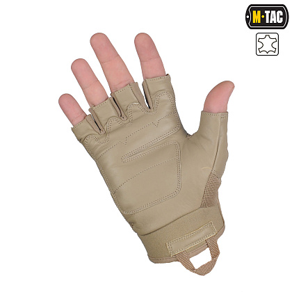 M-Tac рукавички безпалі Assault Tactical Mk.4 Khaki– Мілітарист - зображення 6