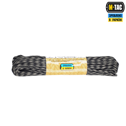 M-Tac паракорд 550 type III 30m Black/Grey– Мілітарист - зображення 2