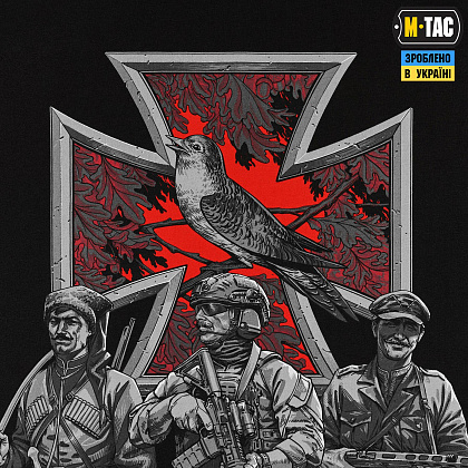 M-Tac футболка Лицарський хрест front Black– Мілітарист - зображення 8