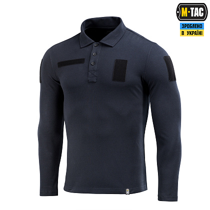 M-Tac поло тактичне довгий рукав 65/35 Dark Navy Blue - зображення 1 M-Tac поло тактичне довгий рукав 65/35 Dark Navy Blue– Мілітарист - зображення 1
