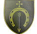 Шеврон ЗСУ 154 ОМБр 2025 рік олива– Мілітарист - мініатюра 1