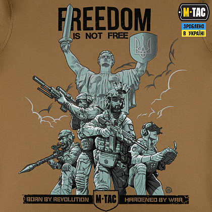 M-Tac кофта Hoodie Freedom Coyote Brown– Мілітарист - зображення 5