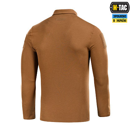 M-Tac поло тактичне довгий рукав 65/35 Coyote Brown– Мілітарист - зображення 4