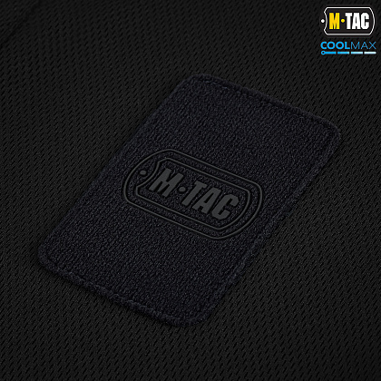 M-Tac поло Elite Tactical Coolmax Black/Dark Navy Blue– Мілітарист - зображення 7