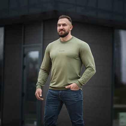 M-Tac свитшот Born by Revolution Light Olive– Милитарист - фото 10