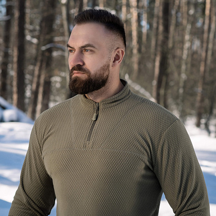 M-Tac термосорочка фліс Delta Level 2 Hex Tan– Мілітарист - зображення 17