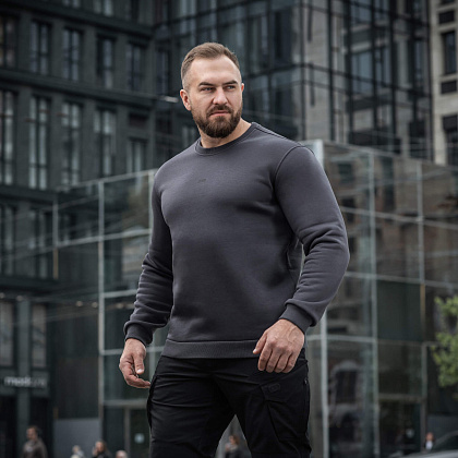 M-Tac світшот The Original Dark Grey– Мілітарист - зображення 10