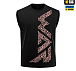 M-Tac футболка безрукавка WAR Cotton Hard Black/Ash Rose– Милитарист - миниатюра 2