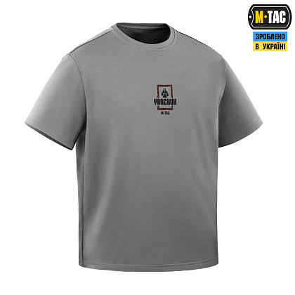 M-Tac футболка Yarchuk Cotton Hard Oversize Light Grey– Мілітарист - зображення 4