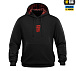 M-Tac кофта Hoodie Один в полі воїн Oversize Hard Black– Милитарист - миниатюра 3