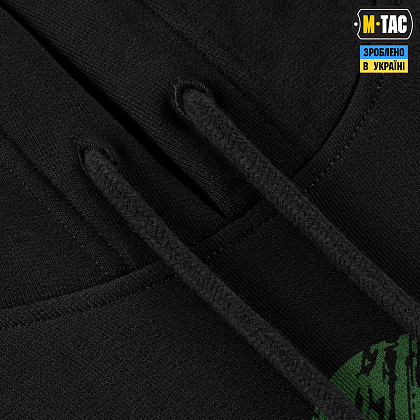 M-Tac кофта Hoodie Пліч-о-пліч Oversize Hard Black– Милитарист - фото 11