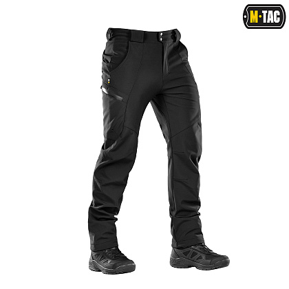 M-Tac брюки Soft Shell Winter Black– Милитарист - фото 3