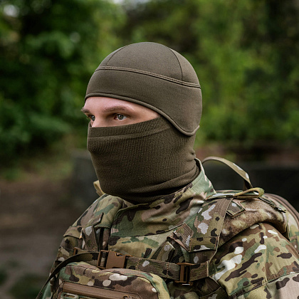 M-Tac шапка-підшоломник Gen.II мікрофліс ріп-стоп Dark Olive– Мілітарист - зображення 6
