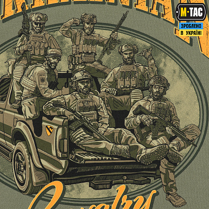 M-Tac футболка Ukrainian Cavalry Light Olive– Мілітарист - зображення 6