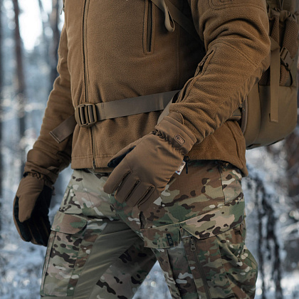 M-Tac перчатки Soft Shell Thinsulate Coyote Brown– Милитарист - фото 16