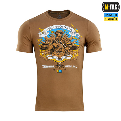 M-Tac футболка Reconquista Coyote Brown– Мілітарист - зображення 2