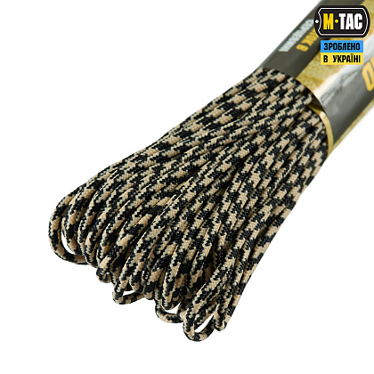 M-Tac паракорд Minicord 30m Black/Sand– Мілітарист - зображення 3
