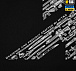 M-Tac футболка WAR Cotton Hard Black/White– Мілітарист - мініатюра 5